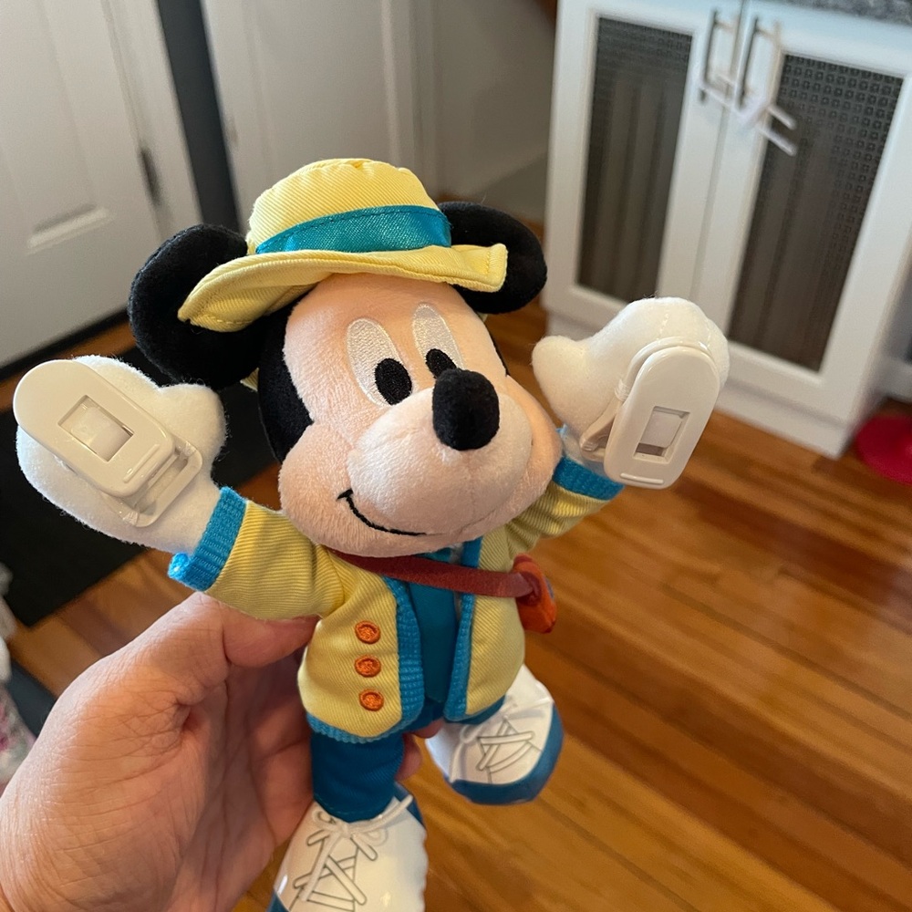 Disney Mickey Mouse Adventure Plush Toy - Yellow and Blue